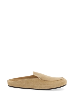 VINNY'S Donnie suede mules - Neutrals
