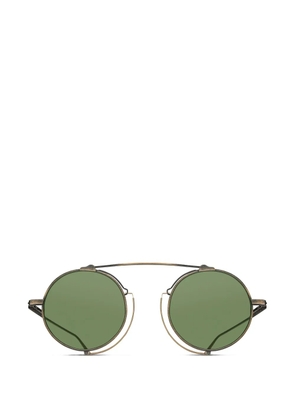 Matsuda brow bar round sunglasses - Gold