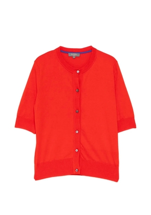 N.Peal short-sleeved cardigan - Red