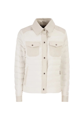 Moorer ESRA-24X quilted-design jacket - Neutrals