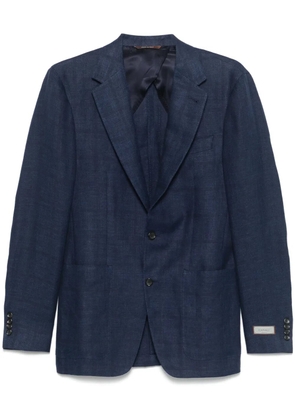 Canali single-breasted blazer - Blue