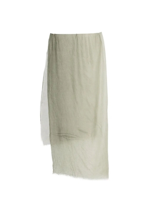 N.Peal dip dye scarf - Green