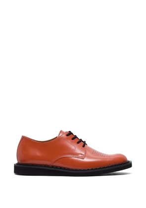 George Cox lace-up leather Derby shoes - Orange