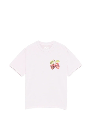 Melt skull printed T-shirt - Pink