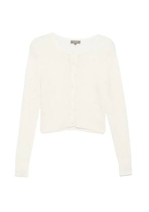 N.Peal crew-neck cardigan - Neutrals