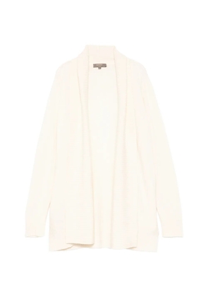 N.Peal rib placket cardigan - Neutrals