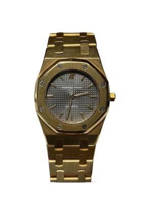 Audemars Piguet Royal Oak grey dial quartz 26mm watch - Gold