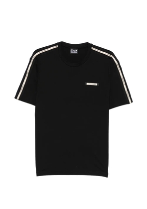 Ea7 Emporio Armani logo-detail T-shirt - Black