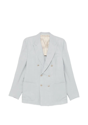 Eleventy double-breasted patch-pocket jacket - Blue