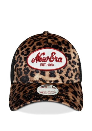 NEW ERA CAP 9Forty leopard-print cap - Brown