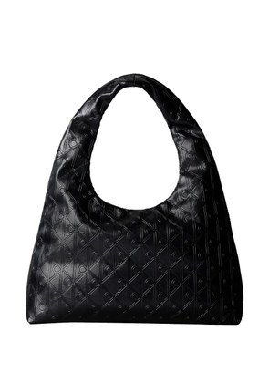 Calvin Klein patterned shoulder bag - Black