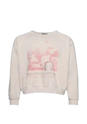 Enfants Riches Déprimés graphic-print sweatshirt - Neutrals