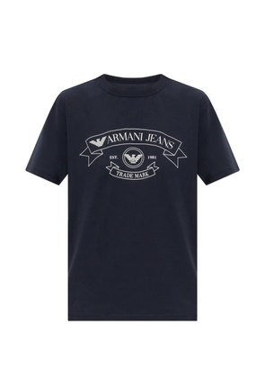 Emporio Armani logo T-shirt - Blue