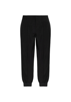 Emporio Armani elasticated seam track pants - Black