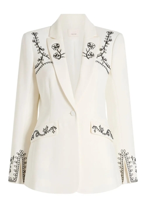 Cinq A Sept Cheyenne soutache-embellished blazer - Neutrals
