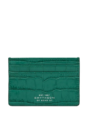 Smythson Mara card holder - Green