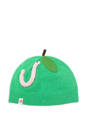 Charles Jeffrey Loverboy apple beanie cap - Green