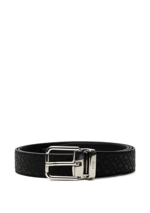 BOSS textured buckle belt - Black