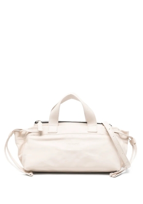Vic Matie zip leather tote bag - Neutrals