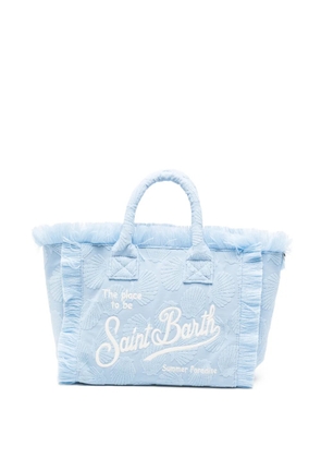 MC2 Saint Barth fringed-trim tote bag - Blue