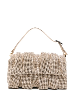 Benedetta Bruzziches ruched embellished mini bag - Yellow