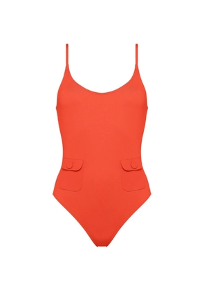 ERES button-detail swimsuit - Orange