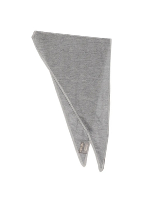 N.Peal Birdseye neckerchief - Grey