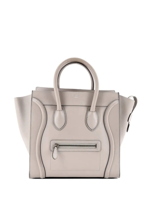 Celine Pre-Owned Luggage Bag Smooth Leather Mini tote bag - Grey