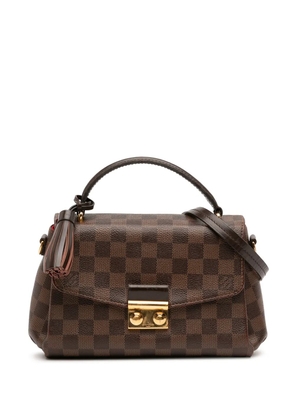 Louis Vuitton Pre-Owned 2018 Damier Ebene Croisette satchel - Brown