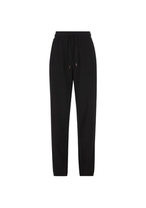 Loro Piana elasticated-waist track pants - Black