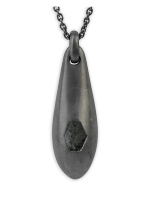 Parts of Four Chrysalis quartz pendant necklace - Black