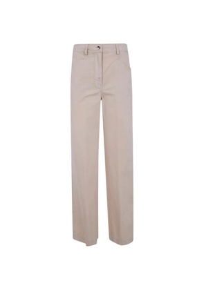 Gentry Portofino straight-leg trousers - Neutrals