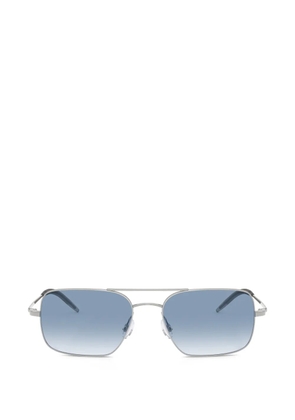 Oliver Peoples Victory II rectangle-frame sunglasses - Silver