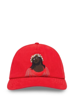 Denim Tears Black Jesus cap - Red