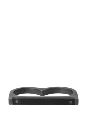 Parts of Four Plate Double ring - Black