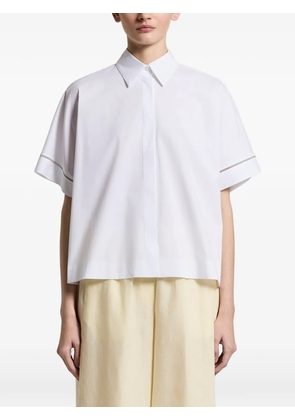 Peserico embellished short-sleeve shirt - White