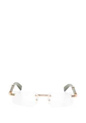 Cartier Eyewear rimless glasses - Gold