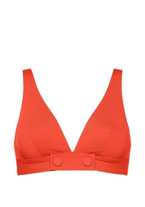 ERES V-neck bikini top - Orange
