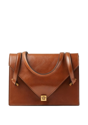 Versace Severine leather shoulder bag - Brown