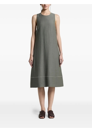 Peserico crew-neck midi dress - Green