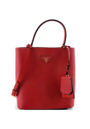 Prada Pre-Owned Panier Saffiano Leather Medium bucket bag - Red