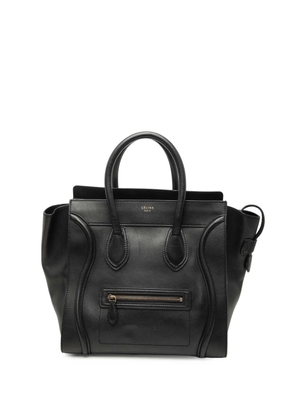 Celine Pre-Owned 2012 Mini Leather Luggage tote bag - Black