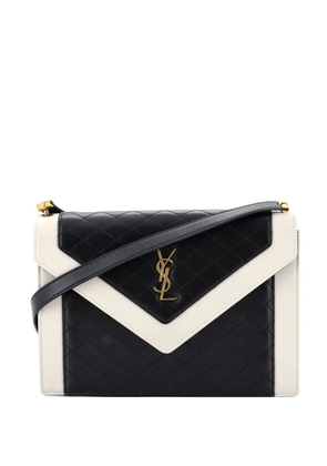 Saint Laurent Pre-Owned Gaby Envelope Satchel Quilted Leather crossbody bag - Black