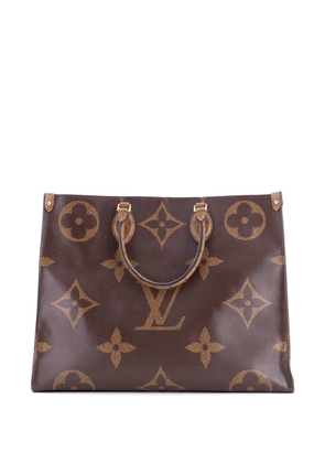 Louis Vuitton Pre-Owned OnTheGo Reverse Monogram Giant GM tote bag - Brown