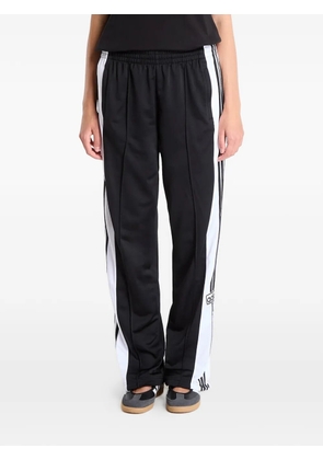adidas side-stripe track pants - Black