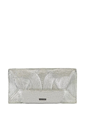 Aquazzura Vacanza clutch bag - Silver