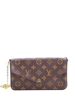 Louis Vuitton Pre-Owned Felicie Pochette Monogram Canvas crossbody bag - Brown