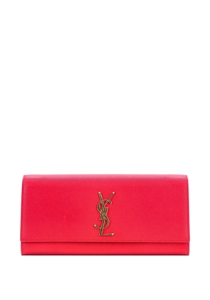Saint Laurent Pre-Owned Classic Monogram Leather Long clutch bag - Pink