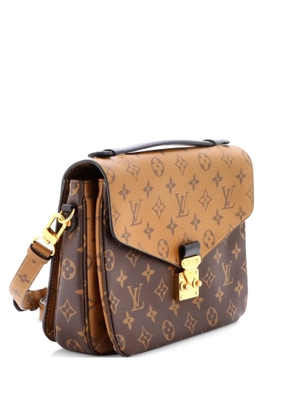 Louis Vuitton Pre-Owned Pochette Metis Reverse Monogram Canvas crossbody bag - Brown