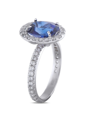 LB Exclusive diamond and sapphire ring - Silver